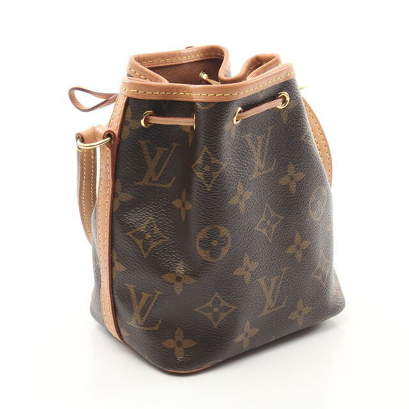 Louis Vuitton Noe Leather Monogram Shoulder Brown Bag - Picture 1 of 7